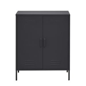 ArtissIn Buffet Sideboard Locker Metal Storage Cabinet – SWEETHEART Charcoal