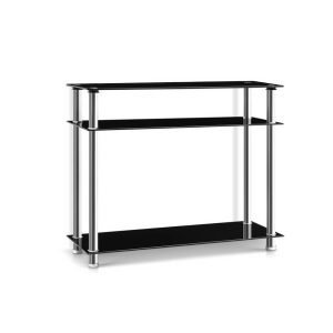 Artiss Entry Hall Console Table – Black & Silver