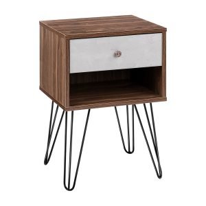Artiss Bedside Table 1 Drawers with Shelf – LARS