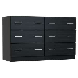 Artiss 6 Chest of Drawers – VEDA Black