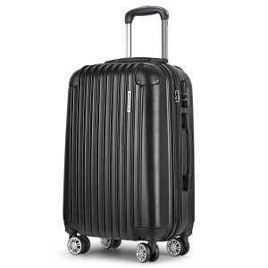 Wanderlite 20″ Luggage Trolley Travel Suitcase Set Hard Case Shell Lightweight