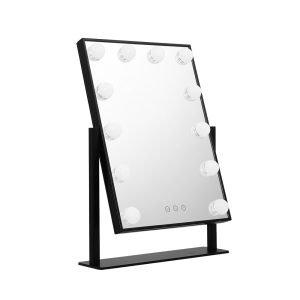 Embellir LED Standing Makeup Mirror – Black