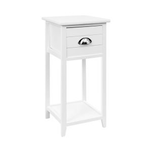 Artiss Bedside Table Vintage – THYME White