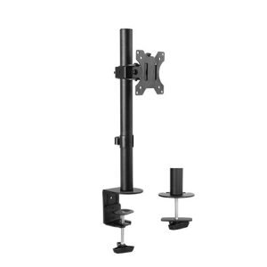 Brateck Single Screen Monitor Stand Economical Articulating Steel Monitor Arm Fit Most 13″-32″ LCD monitors, Up to 8kg per screen