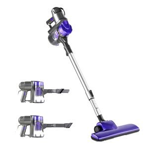 Devanti Corded Handheld Bagless Vacuum Cleaner – Purple and Silver