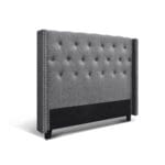 Artiss Bed Head Headboard Queen Size Fabric - LUCA Grey