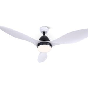 Devanti 48” Ceiling Fan DC Motor w/Light w/Remote – White