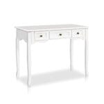 Artiss Console Table 3 Drawers White Hamptons