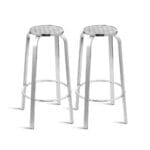 Gardeon 2x Outdoor Bar Stools Aluminum