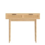 Artiss Console Table 2 Rattan Drawers