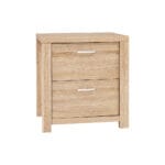 Artiss Bedside Table 2 Drawers - MAXI Pine