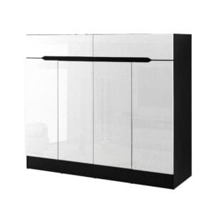 Artiss Shoe Rack Cabinet Storage 120cm w/ Drawer – White Lydia