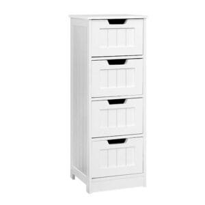 Artiss 4 Chest of Drawers – LEESA White
