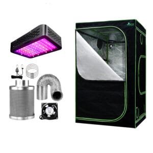 Greenfingers Grow Tent Light Kit 120x120x200CM 1000W LED 4″ Vent Fan,Greenfingers Grow Tent Light Kit LED 1000W Full Spectrum 4″ Vent 120x120x200CM