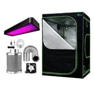 Greenfingers Grow Tent Light Kit 150x150x200CM 2000W LED 4″ Vent Fan,Greenfingers Grow Tent Light Kit LED 2000W Full Spectrum 4″ Vent 150x150x200CM