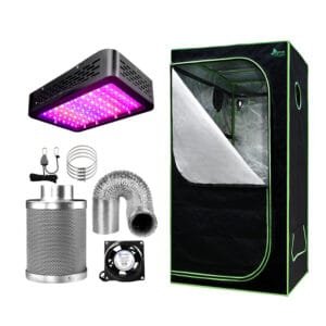 Greenfingers Grow Tent Light Kit 80x80x160CM 1000W LED 4″ Vent Fan,Greenfingers Grow Tent Light Kit LED 1000W Full Spectrum 4″ Vent 80x80x160CM