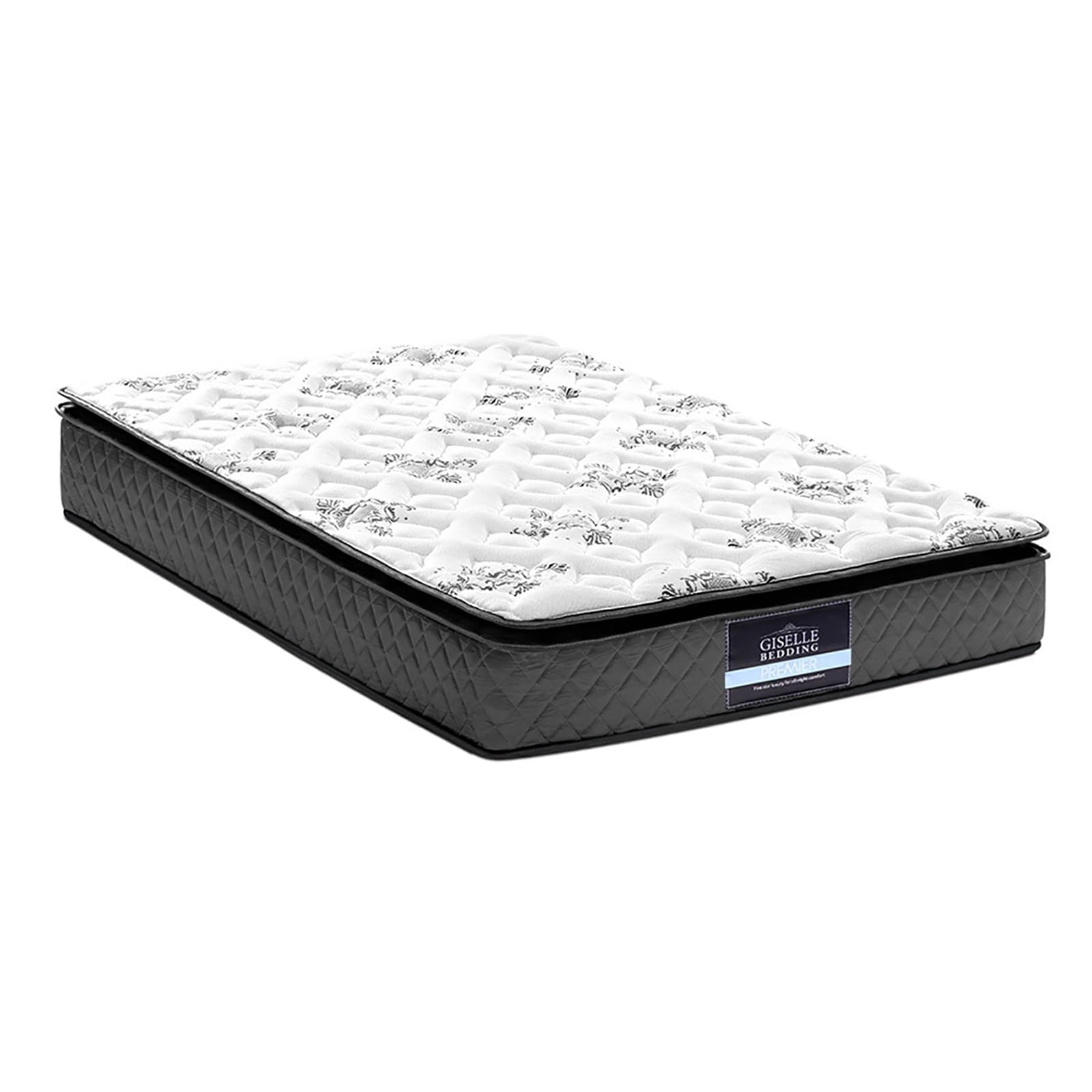 Giselle Bedding 24cm Mattress Pillow Top King Single 2 MATTRESS 0757 PT KS 00
