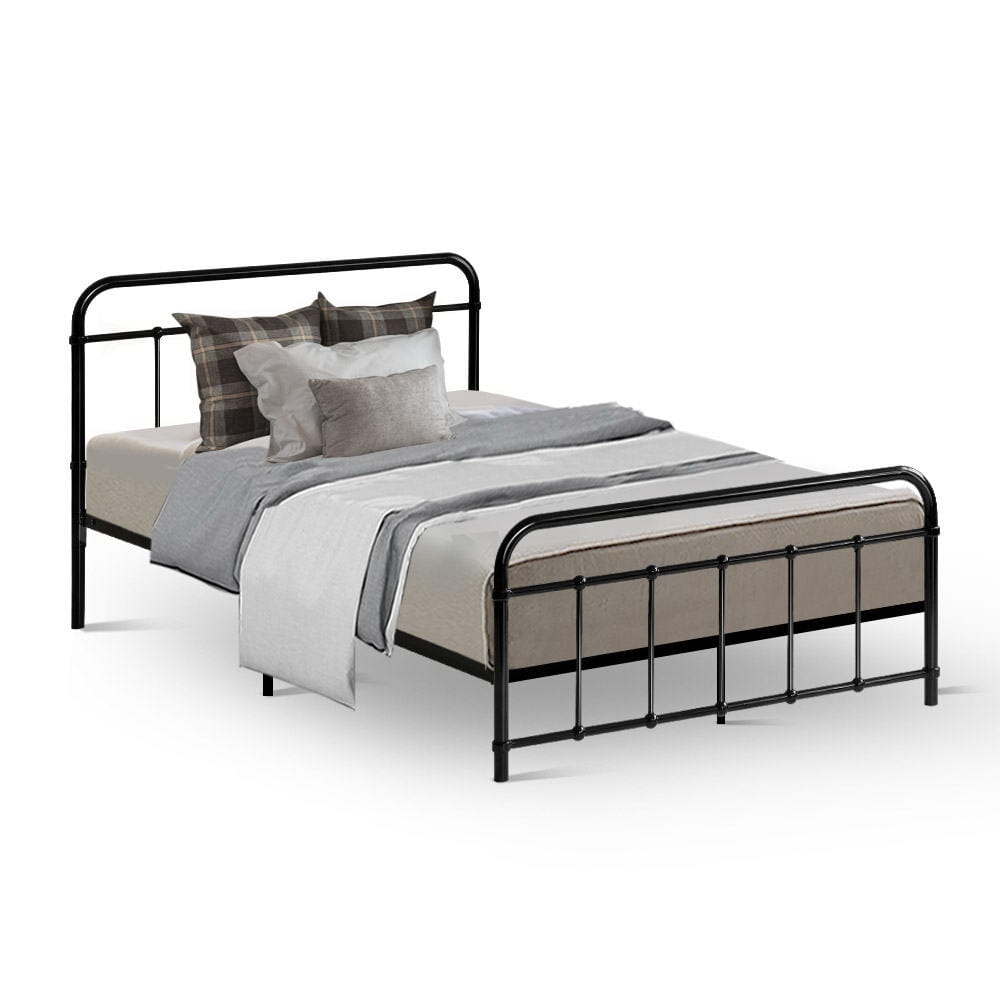 Artiss Bed Frame Metal Bed Frame LEO – King Single(Black)