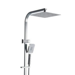Cefito 10” Rain Shower Head Set Handheld Square High Pressure Chrome