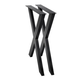 Artiss Metal Table Legs DIY X-shaped 71X60CM Set of 2