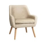 Artiss Armchair Linen Fabric Anne Beige
