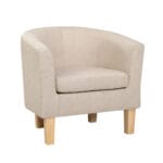 Artiss Armchair Tub Chair Beige Abby