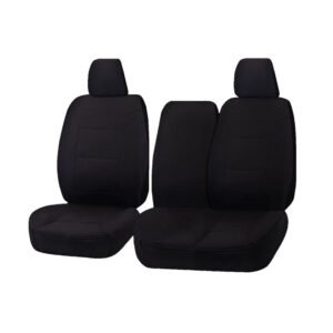 Seat Covers for HYUNDAI ILOAD TQ 1-5 08/2008 – 05/2021 SINGLE/CREW CAB UTILITY VAN FRONT BUCKET + _ BENCH WITH FOLD DOWN ARMREST BLACK CHALLENGER