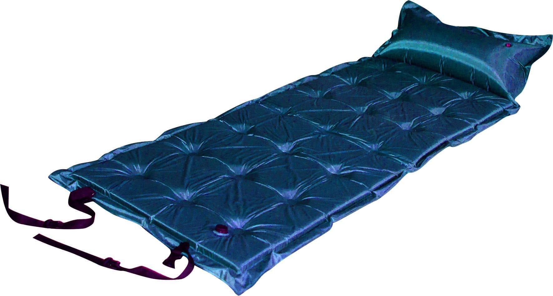 Trailblazer 21-Points Self-Inflatable Satin Air Mattress With Pillow - DARK BLUE 2 V121 TRA2125DBL3.5 01 4