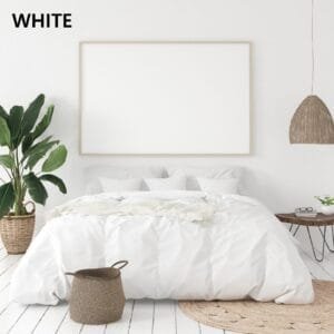 Balmain 1000 Thread Count Hotel Grade Bamboo Cotton Quilt Cover Pillowcases Set – King – White