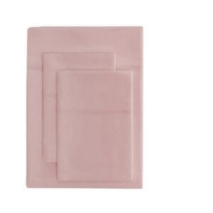 Balmain 1000 Thread Count Hotel Grade Bamboo Cotton Quilt Cover Pillowcases Set – King – Blush