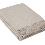 Cambridge Throw - 100% NZ Wool -  Silver