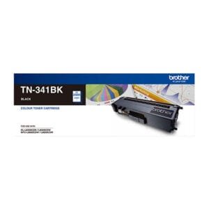 BROTHER TN-341BK Colour Laser-Standard Yield Black Toner to suit HL-L8250CDN/8350CDW MFC-L8600CDW/L8850CDW – 2500 Pages