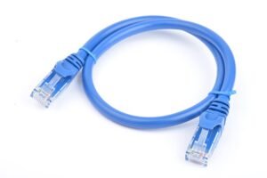 8WARE Cat6a UTP Ethernet Cable 0.5m (50cm) Snagless¬†Blue