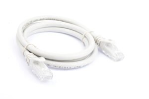8WARE Cat6a UTP Ethernet Cable 1m Snagless¬†Grey