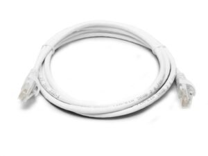 8WARE Cat6a UTP Ethernet Cable 1m Snagless¬†White