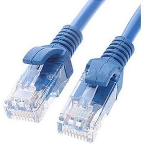 ASTROTEK CAT5e Cable 1m – Blue Color Premium RJ45 Ethernet Network LAN UTP Patch Cord 26AWG
