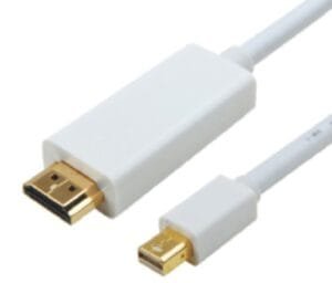 ASTROTEK Mini DisplayPort DP to HDMI Cable 5m – 20 pins Male to 19 pins Male 32AWG Gold Plated