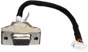SHUTTLE PVG01 VGA Port Extension Cable for: DX30, DS81, DS87, DH110, DH170, DQ170; XH81, XH81V, XH110, XH110V – 2x10Pin Female to 1x15Pin VGA