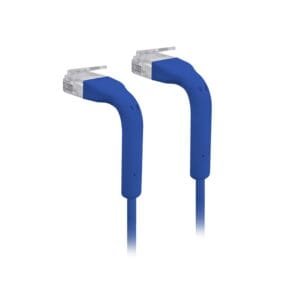 UBIQUITI patch cable with both end bendable RJ45 0.22m – Blue