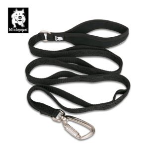 Whinyepet leash black – M