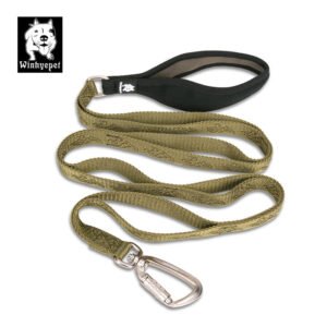 Whinyepet leash army green – M