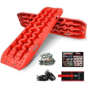 X-BULL Recovery tracks Sand tracks 2pcs 10T Sand / Snow / Mud 4WD Gen 3.0 – Red