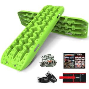 X-BULL Recovery tracks Sand tracks 2pcs Sand / Snow / Mud 10T 4WD Gen 3.0 – Green