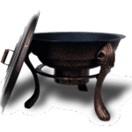 Vesuvius Firepit BBQ with Lid