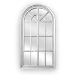 Window Style Mirror - White Arch 70 CM x 130 CM