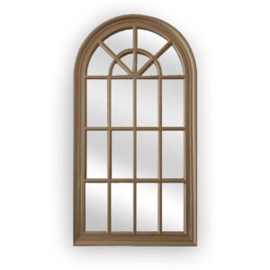 Window Style Mirror – Taupe Arch 70 CM x 130 CM