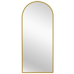 Metal Arch Mirror 80cm x 170cm – Gold