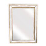 Gold Beaded Framed Mirror - Rectangle 80cm x 110cm