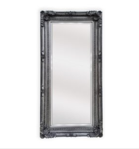 LUX French Provincial Ornate Mirror – Antique Silver