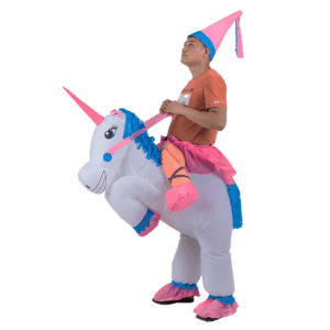 UNICORN Fancy Dress Inflatable Suit -Fan Operated Costume